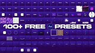 100+ FREE After Effects Presets