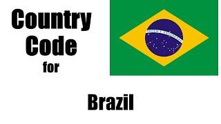 Brazil Dialing Code - Brazilian Country Code - Telephone Area Codes in Brazil