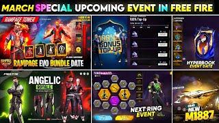 Upcoming Events in Free Fire l Free Fire New Event l Ff New Event l Rampage Evo Bundle Return 2025