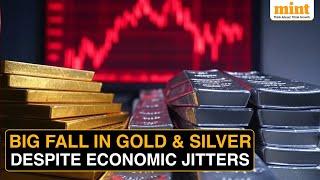 Why Gold & Silver Prices Saw A BIG Correction Amid Economic Uncertainty | Trump Tariffs