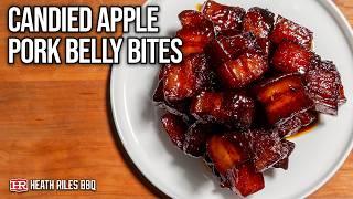 The Ultimate Candied Apple Pork Belly Burnt Ends on the Recteq Pellet Grill | Heath Riles BBQ