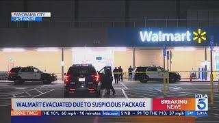 Panorama City Walmart evacuated due to suspicious package 