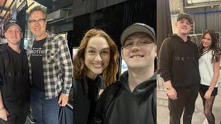 MEETING LENNIE JAMES, DAVID MORRISSEY, CAILEY FLEMING AND 12 MORE CELEBRITIES AT COMIC CON!