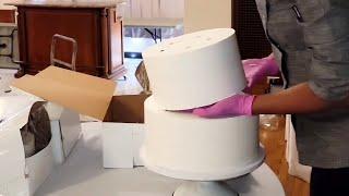 Setting Up A 4 Tiered Wedding Cake