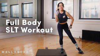 30 Minute Full Body SLT Slider Workout | Trainer of the Month Club | Well+Good