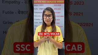 SSC MTS VOCAB #shorts #english #vocabulary #vocab