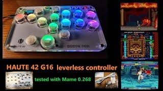 Haute42 G16 Controller in test with MAME 0.268 & 3 GAMES: Ghouls'n Ghosts, Toki, Street Fighter ZERO