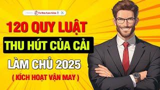 120 Quy Luật Của Cải Kích Hoạt Vận May Bất Kỳ Ai Năm 2025 | Tư Duy Làm Giàu