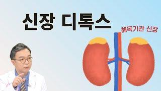 해독의 장기 신장 디톡스.  신장을 해독해야 몸이 정화된다!