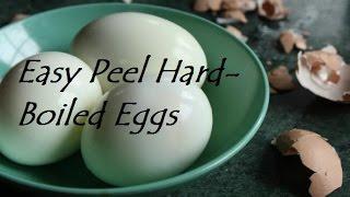 How to cook hard boiled fresh eggs that peel easy!