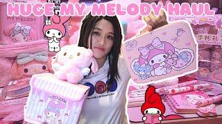 Unboxing Huge My Melody Haul| Pink Kawaii Sanrio Stuff