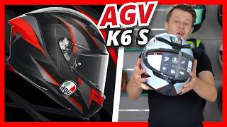 Nur 1.255g - DER LEICHTESTE INTEGRALHELM mit ECE 22.06 !? | AGV K6 S