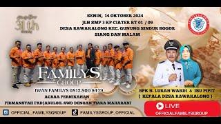 LiveStream FamilysGroup Edisi Jl SMP 3 Kp Ciater Rawakalong GunungSindur Senin 14 Oktober 2024|MALAM