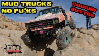 Full Sizes Trucks Rock Crawling in Cougar Buttes! New Years Day 2025