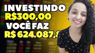 COMO ATINGIR A LIBERDADE FINANCEIRA INVESTINDO R$300,00 REAIS TODOS OS MESES.