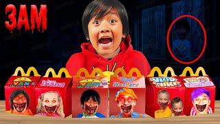 DON'T ORDER THESE CURSED HAPPY MEALS AT 3AM! (VLAD&NIKI, RYAN'S WORLD, BLIPPI, DIANA&ROMA, LANKYBOX)