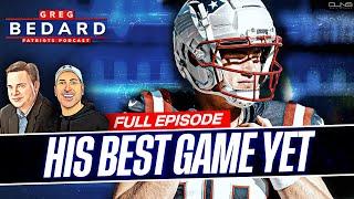 Drake Maye's BEST GAME Yet Not Enough to Beat Rams | Greg Bedard Patriots Podcast