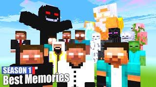 Monster Fight Season 1: BEST SCENE COMPILATION BRING BACK MEMORIES  - Minecraft Animation