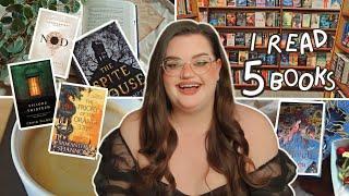 5 star horror book   BonBon ReadaThon Weekly Reading Vlog