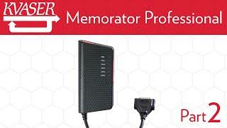 Advanced Tutorial of Memorator Professional Set Up For CAN Datalogging