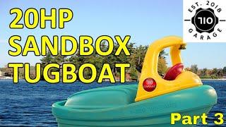 Sandbox Boat with Motor