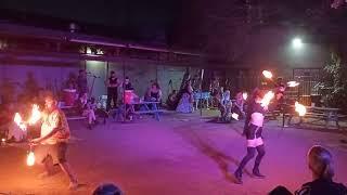 Flowmoon - Fire Dancers - Deep Ellum Art Company