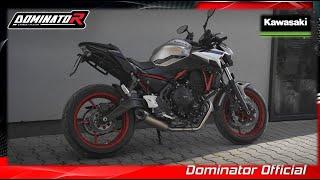 2023 Kawasaki Z650 | Dominator Exhaust vs Stock | Soundcheck