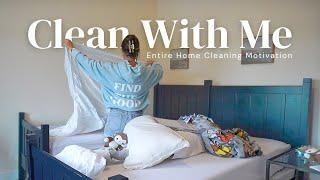 CLEAN WITH ME | Relaxing & Motivating Entire Home Deep Clean