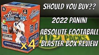 SHOULD YOU BUY? 2022 Panini Absolute Football Blaster Box Review