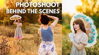 Fairytale Sunset Portraits: Posing Tips & BTS with Canon R5 + 85mm Lens