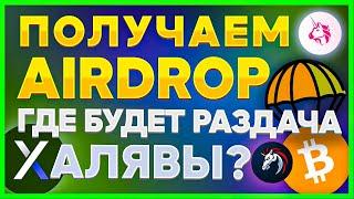 Заработок на AIRDROP. Где будет раздача токенов?