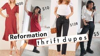 REFORMATION DUPES from the thrift store! | $200 vs $10