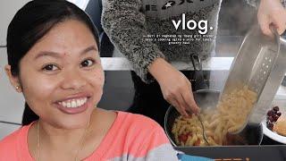 vlog ⎯ buti di naghanap ng ibang girl mister, nico's cooking aglio e olio for lunch, grocery haul