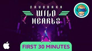 Sayonara Wild Hearts Gameplay - First 30 Minutes - Apple Arcade