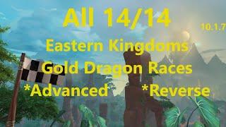 All 14 Eastern Kingdoms Gold Dragon Races | WoW Dragonflight 10.1.7