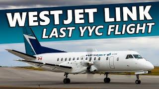 Flying the LAST WestJet Link Calgary Flight