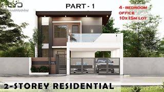 Project #65: Part-1 | 4 BEDROOM 2-STOREY MODERN HOUSE | 150 SQM LOT | CYD ARKI