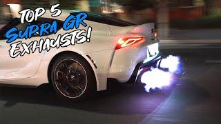 Top 5 Toyota Supra GR Exhausts 2021!