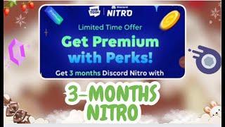 3-MONTHS NITRO | Limited Time Offer | WEBTOON x Discord Nitro 2024