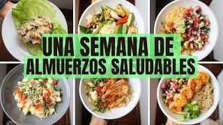 UNA SEMANA DE ALMUERZOS SALUDABLES | Michela Perleche