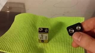 Teardown: 9-volt batteries. What's inside? Some different brands.