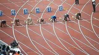 Sherika Jackson wins her heat. Women's 100m heats  Eugene 22(1)