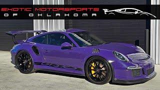 C1538 2016 PORSCHE 911 GT3 RS - Ultraviolet * Ap Racing * P1 Designs * Sharkwerks * Roll Cage