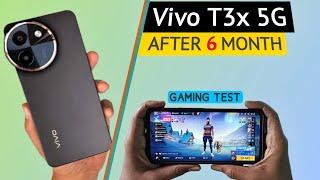 Vivo T3x 5g after 6 month gaming test  free fire gaming test