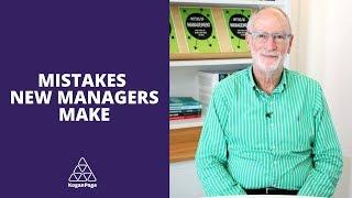 Mistakes New Managers Make | Cary Cooper