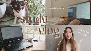 pharmacy student study vlog  studying 4 subjects, productivity, sharing some tips  | Philippines