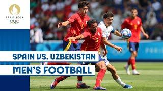  Spain vs. Uzbekistan  | Men’s Football Group Stage Match | Paris 2024 Highlights