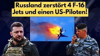 Russlands Luftabwehr in Aktion! Vier F-16 Jets und ein US-Pilot in der Ukraine eliminiert!