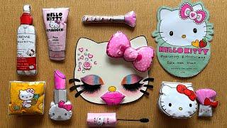 Hello Kitty Makeup and skincare   ASMR  satisfying  / NEKEN DANA