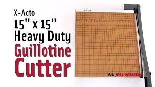 X-Acto 15 x 15in Heavy Duty Guillotine Cutter